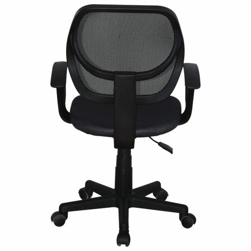 Кресло офисное компактное Brabix Flip MG-305 сетка/ткань, черно-серое 531951 фото 9